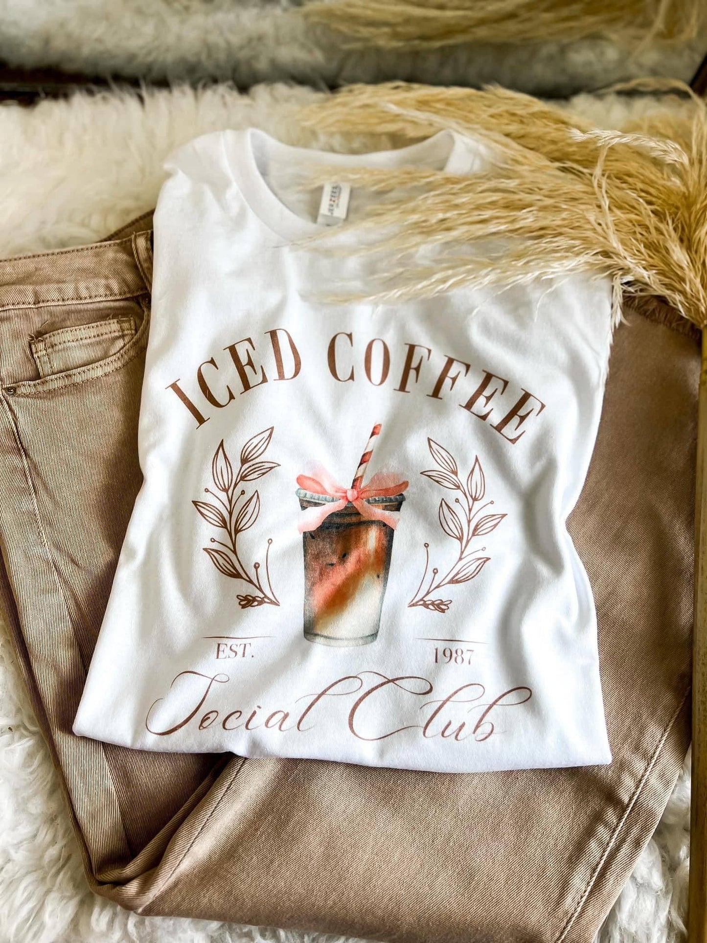 SB130 Iced Coffee Social Club Tee