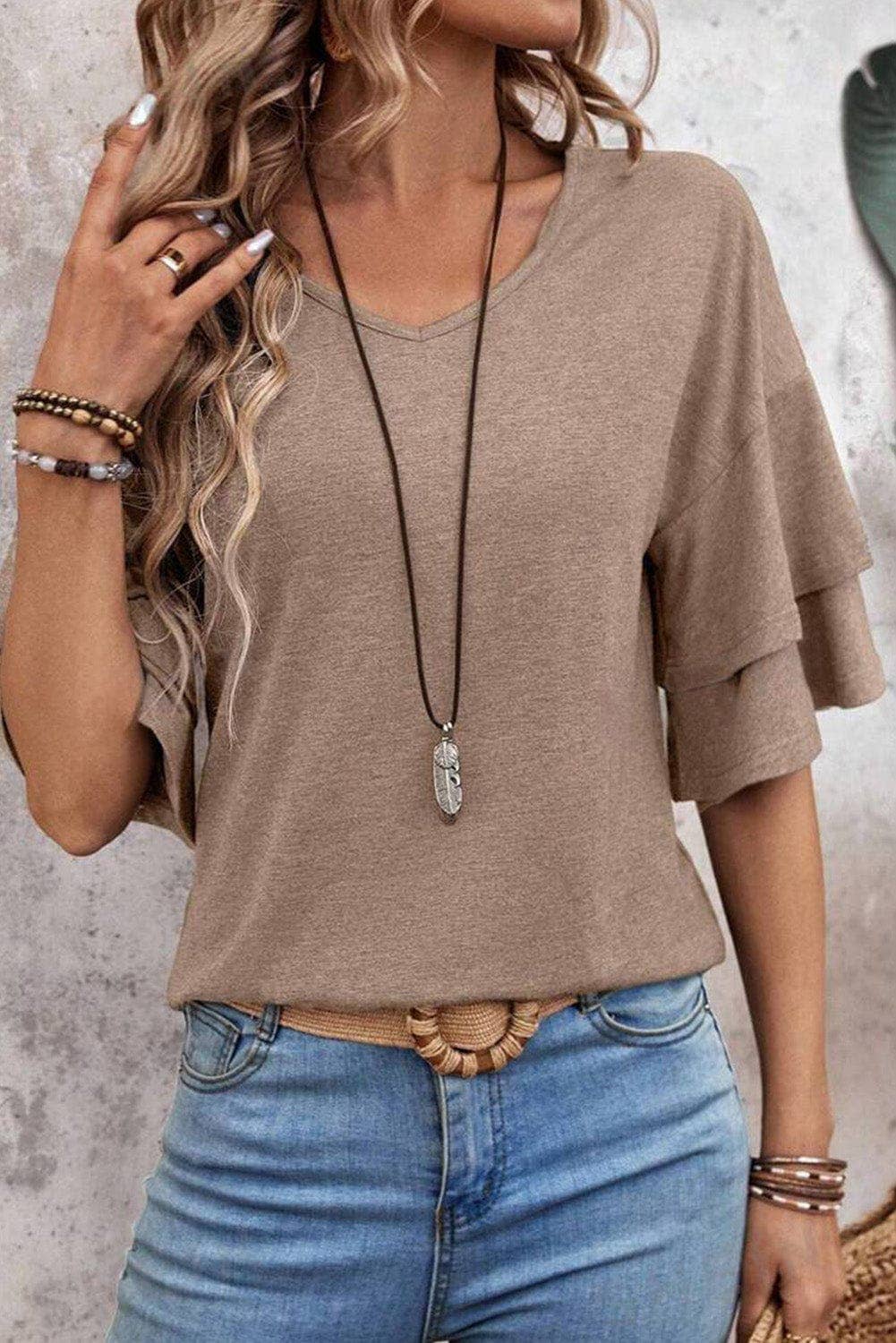 SB270 Terence Layered Sleeve Tunic