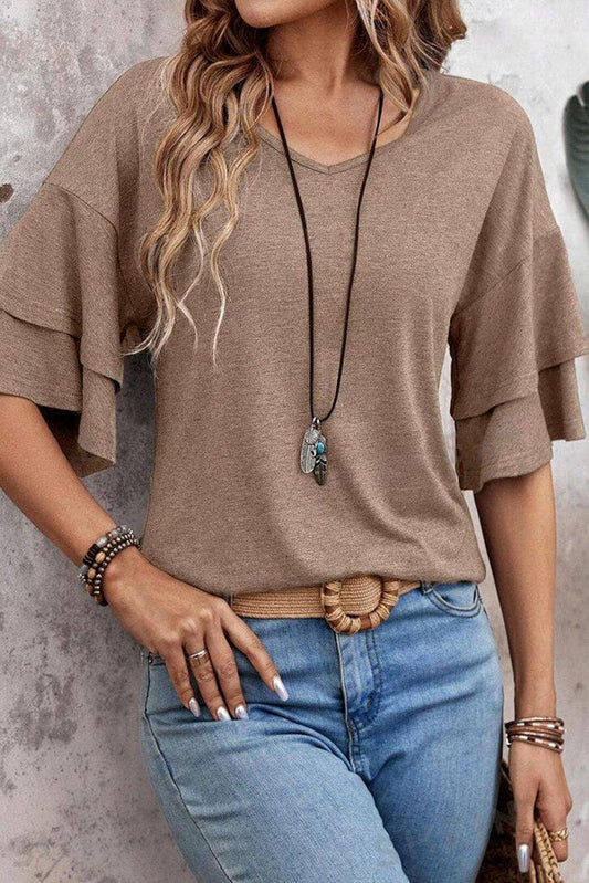 SB270 Terence Layered Sleeve Tunic