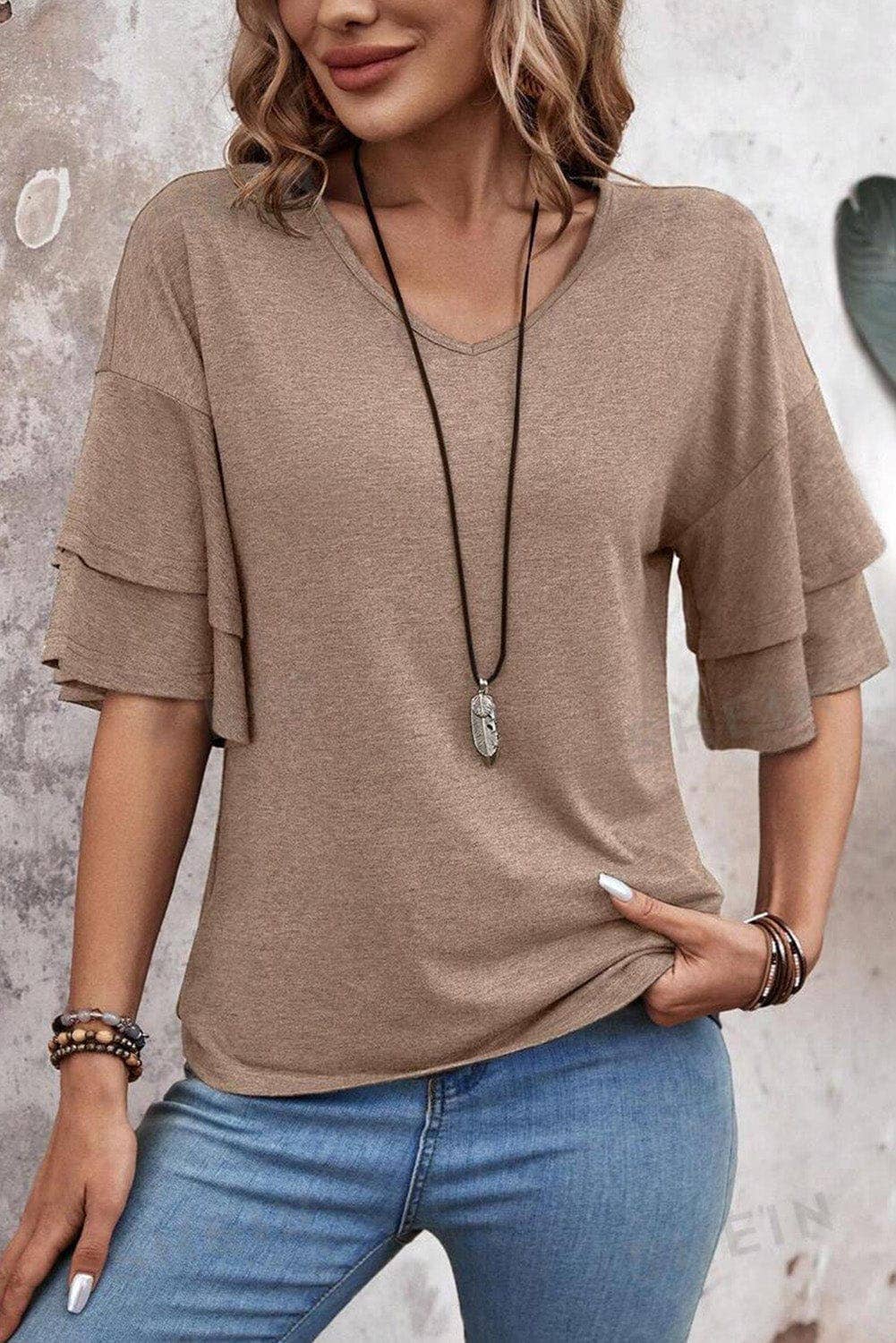 SB270 Terence Layered Sleeve Tunic
